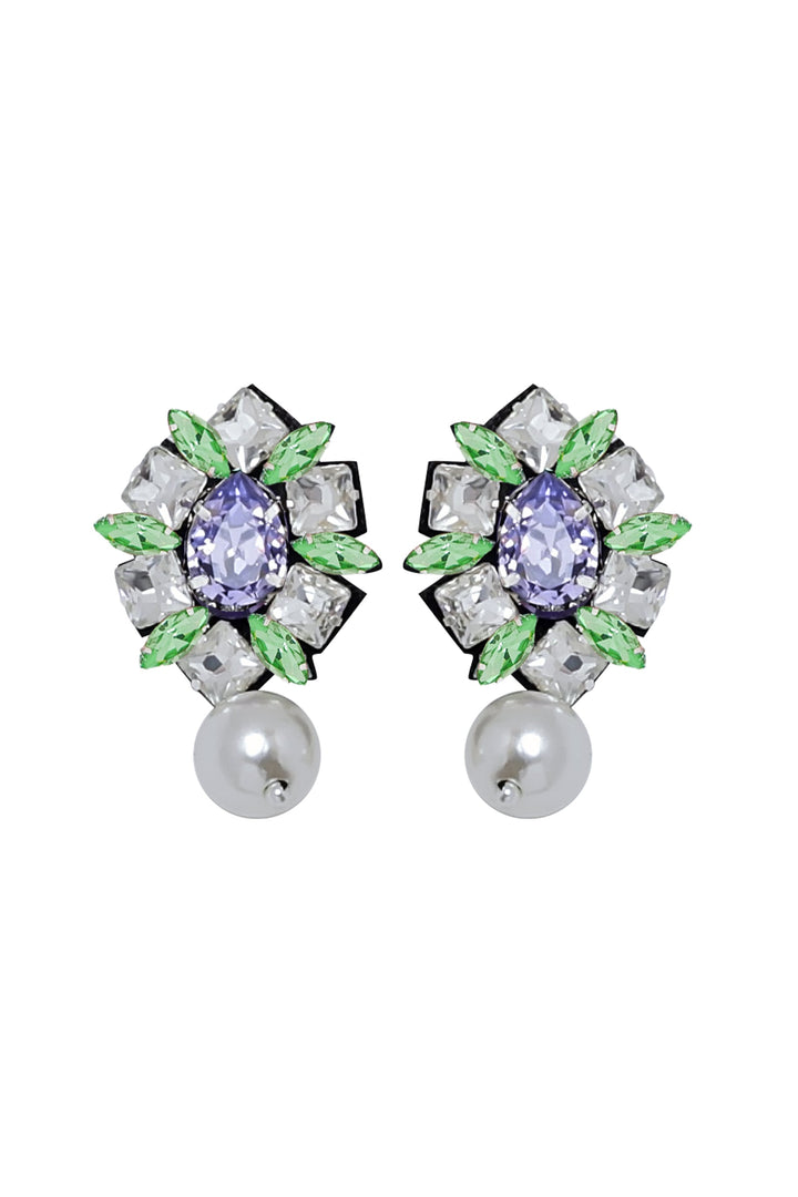 Madiso Violet Earring - Silver