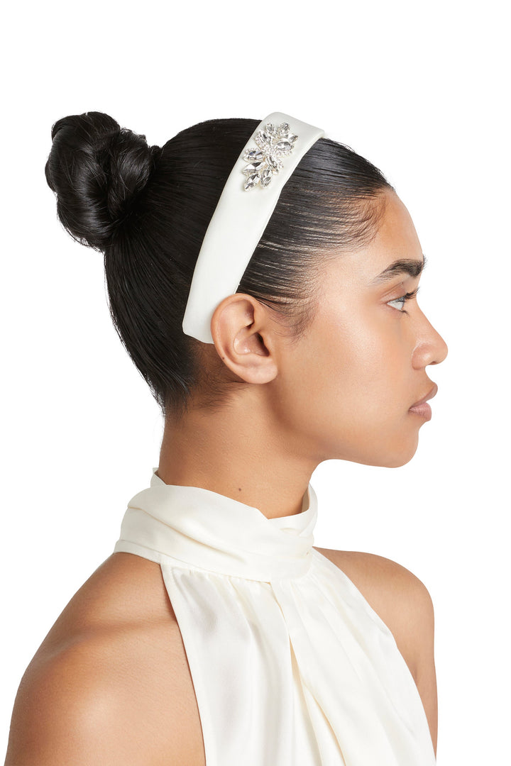 Jennifer Ouellette Crysti Headband - Ivory