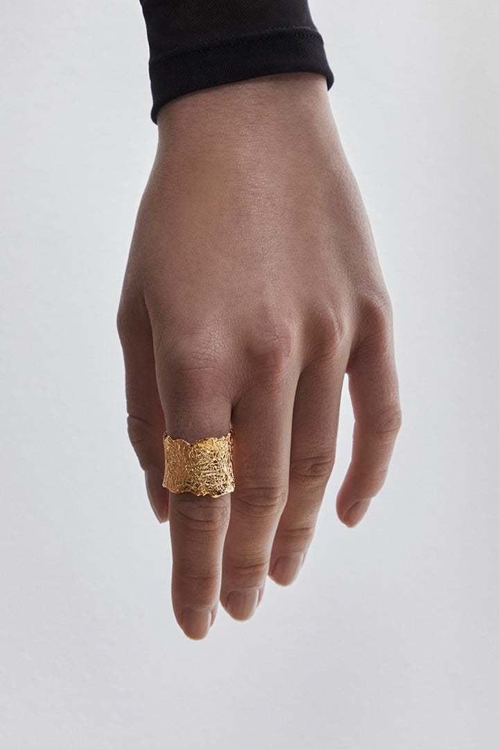 Amber Sceats Isabelle Ring - Gold