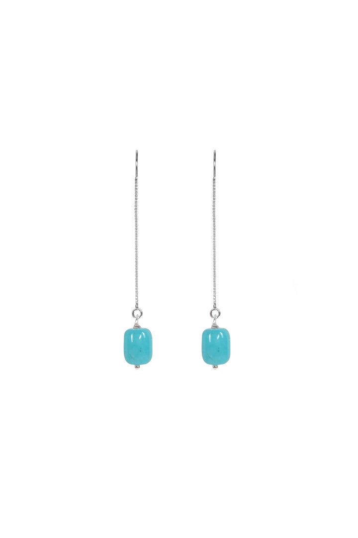 Alouette Design
 Thread Earring - Turquoise