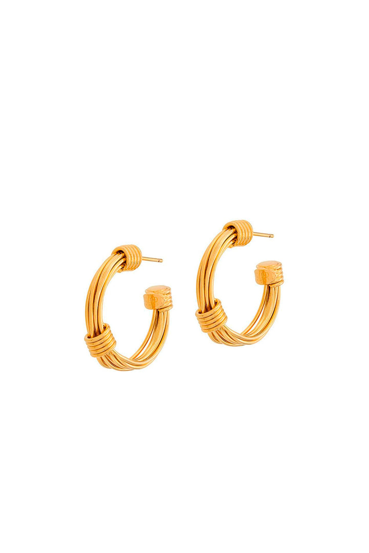 Gas Bijoux Ariane Hoops - Gold