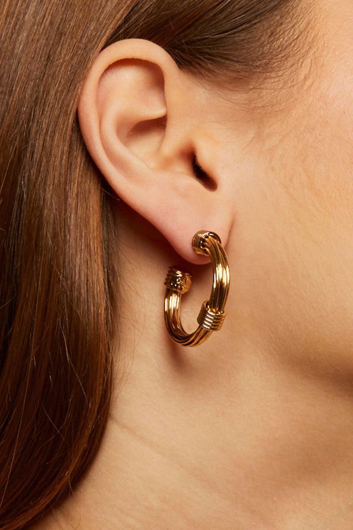 Gas Bijoux Ariane Hoops - Gold