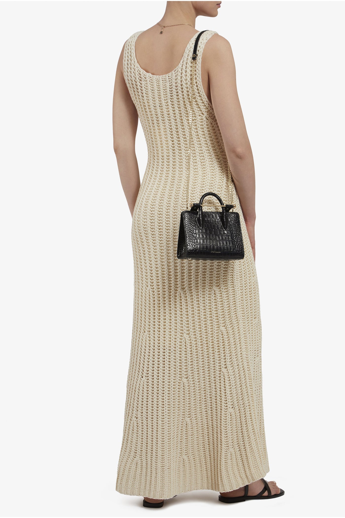Strathberry Nano Tote - Black