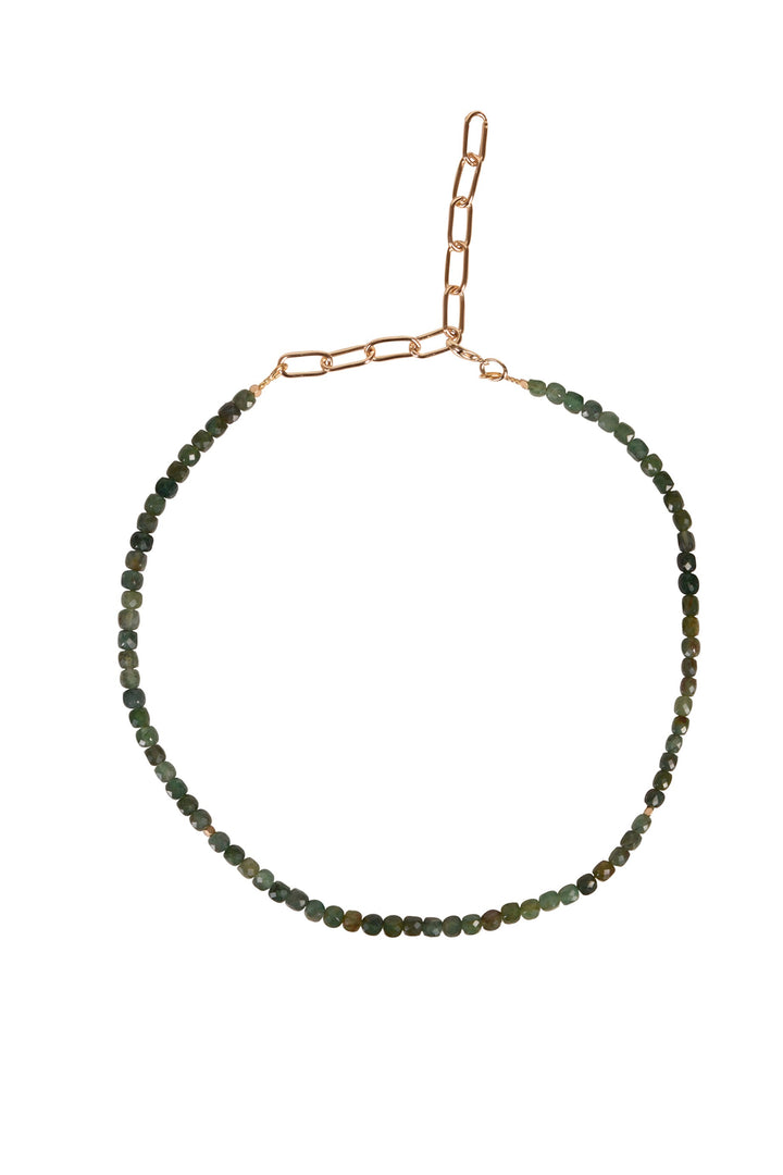 Alouette Design
 Square Necklace - Olive