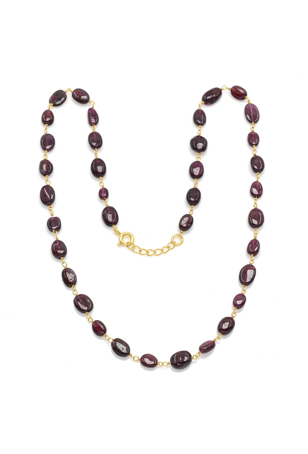 Husk Garnet Necklace - Garnet