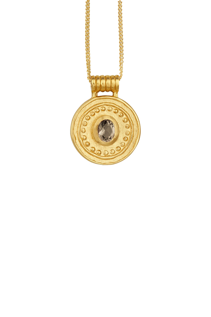 Temple Of The Sun Denari Necklace - Gold