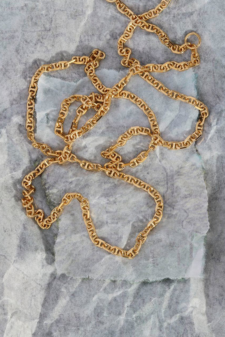 Temple Of The Sun Mariner Chain - Gold