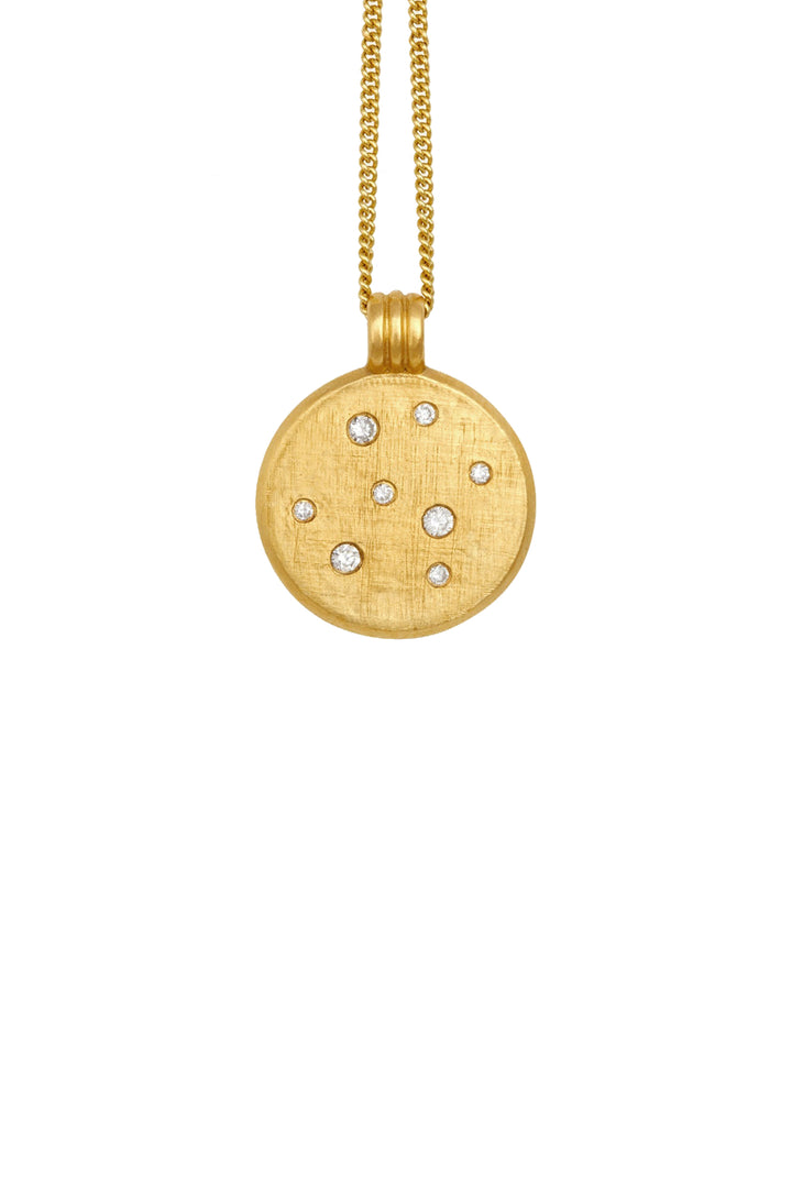 Temple Of The Sun Nebula Necklace - Gold