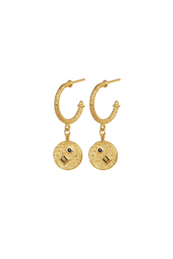 Temple Of The Sun Etna Earring - Gold