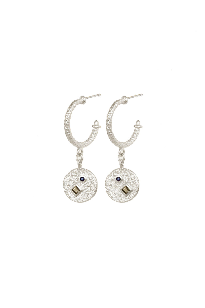 Temple Of The Sun Etna Earring - Silver