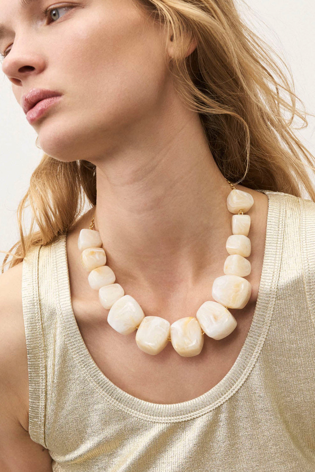 Vanessa Baroni ORGANIC NECKLAC - Pearl