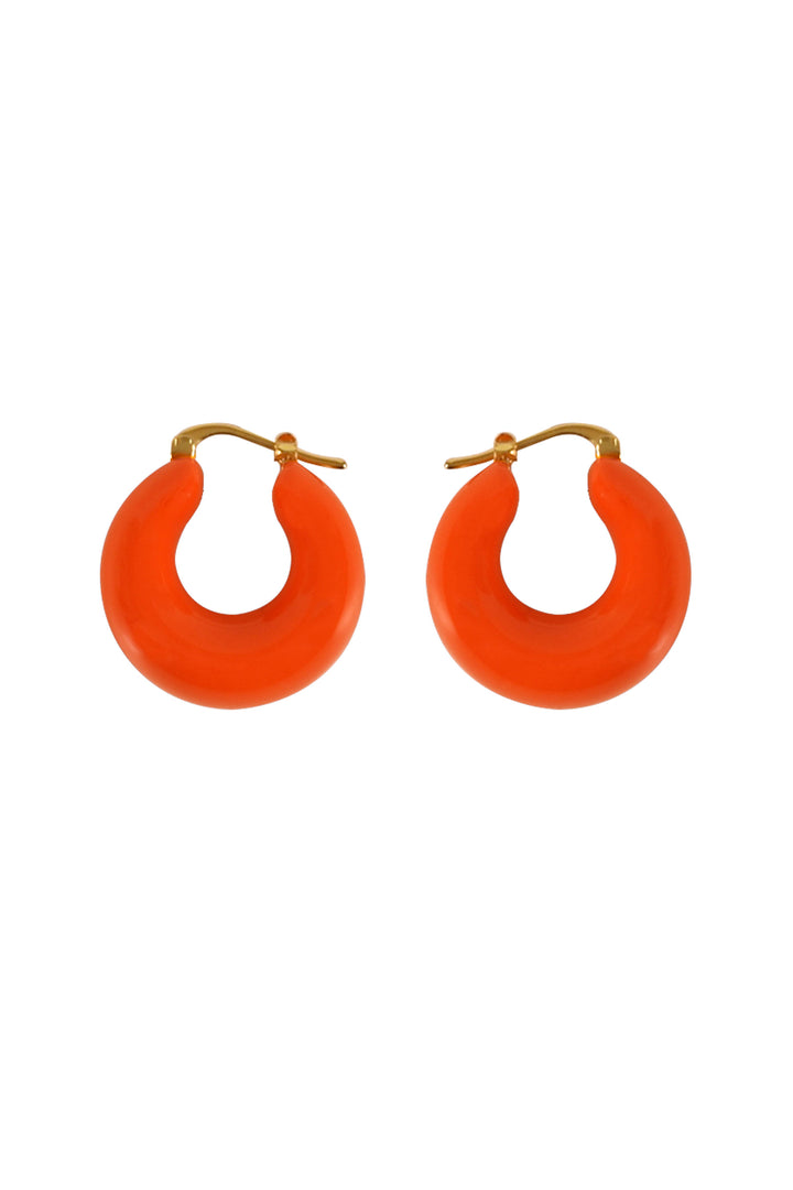 Vanessa Baroni Circlet Earring - Orange