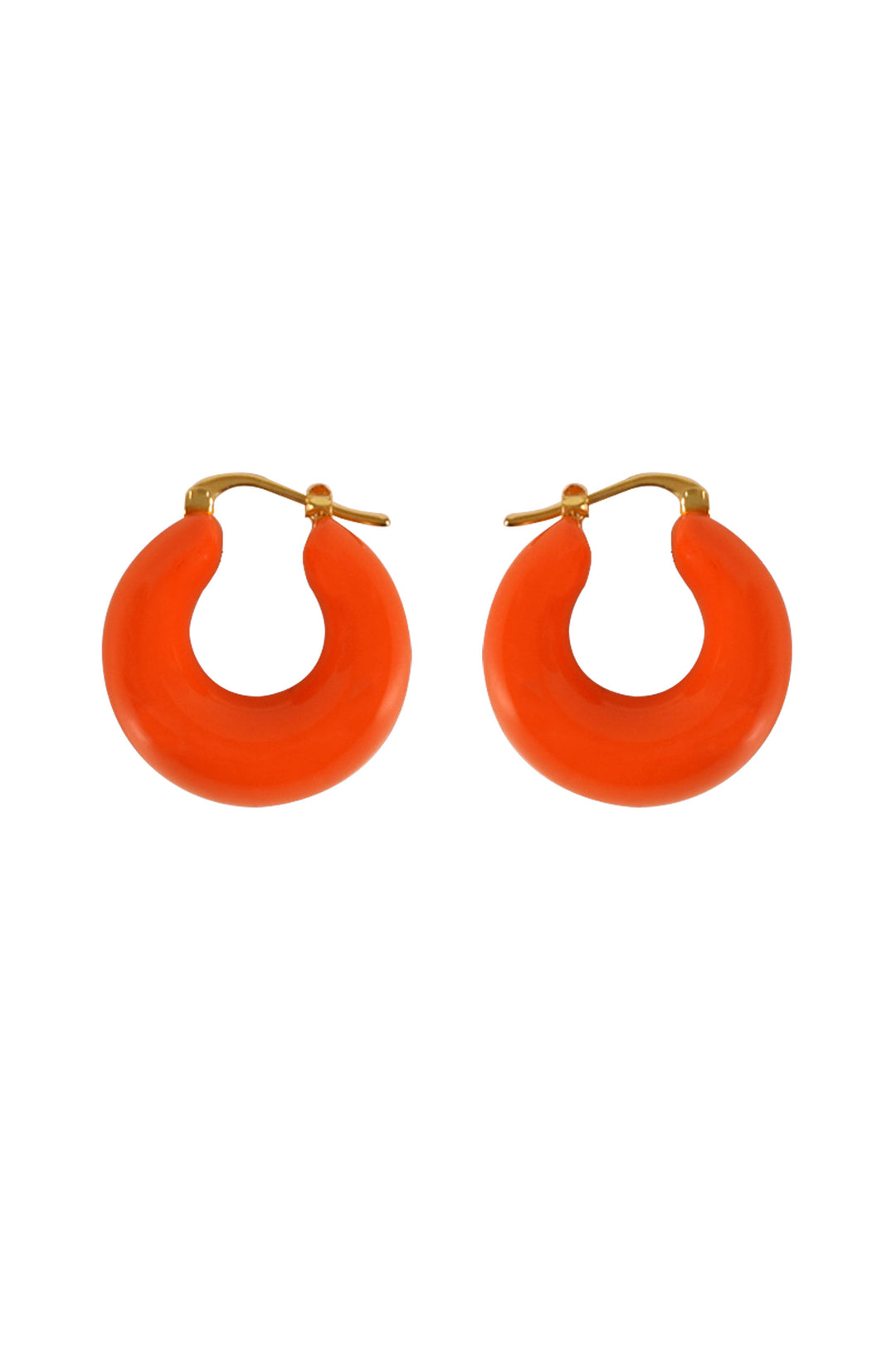 Vanessa Baroni Circlet Earring - Orange