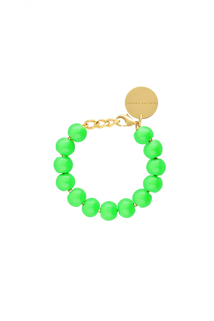 Vanessa Baroni Mini Bracelet - Neon Green