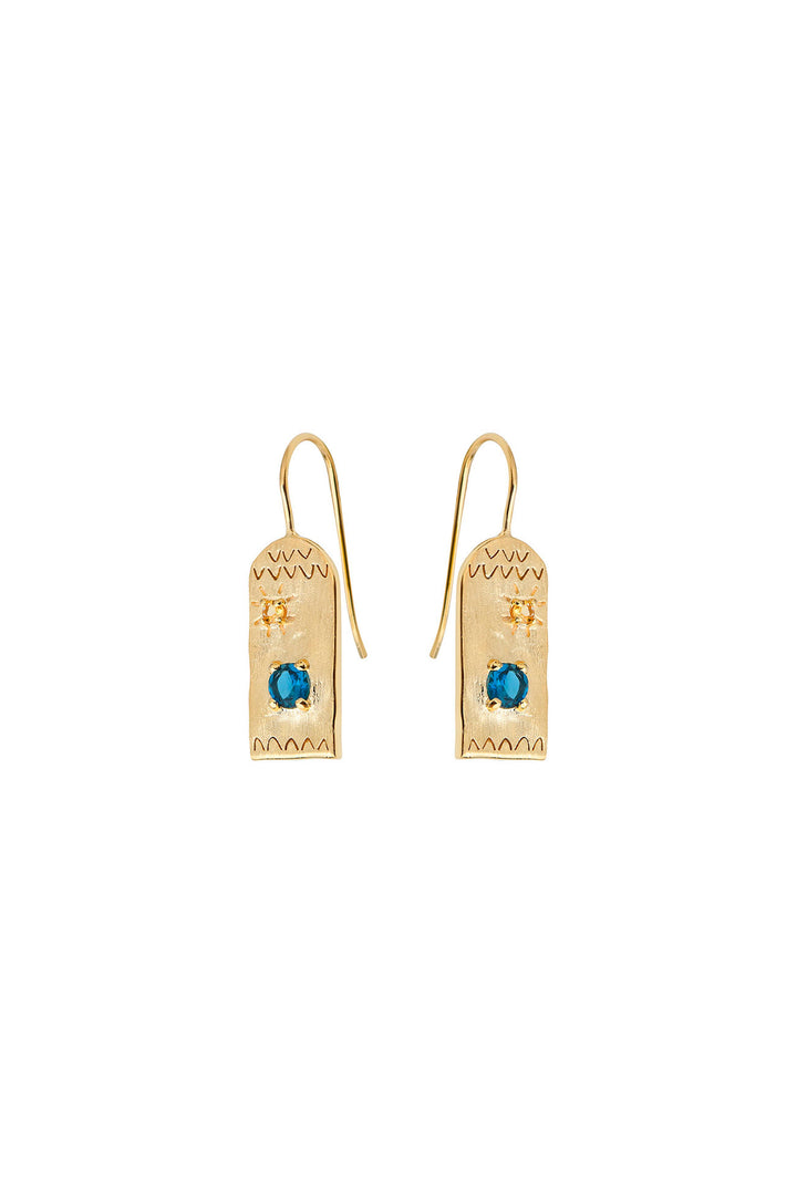 Louise Hendricks Tania Earring - Sapphire