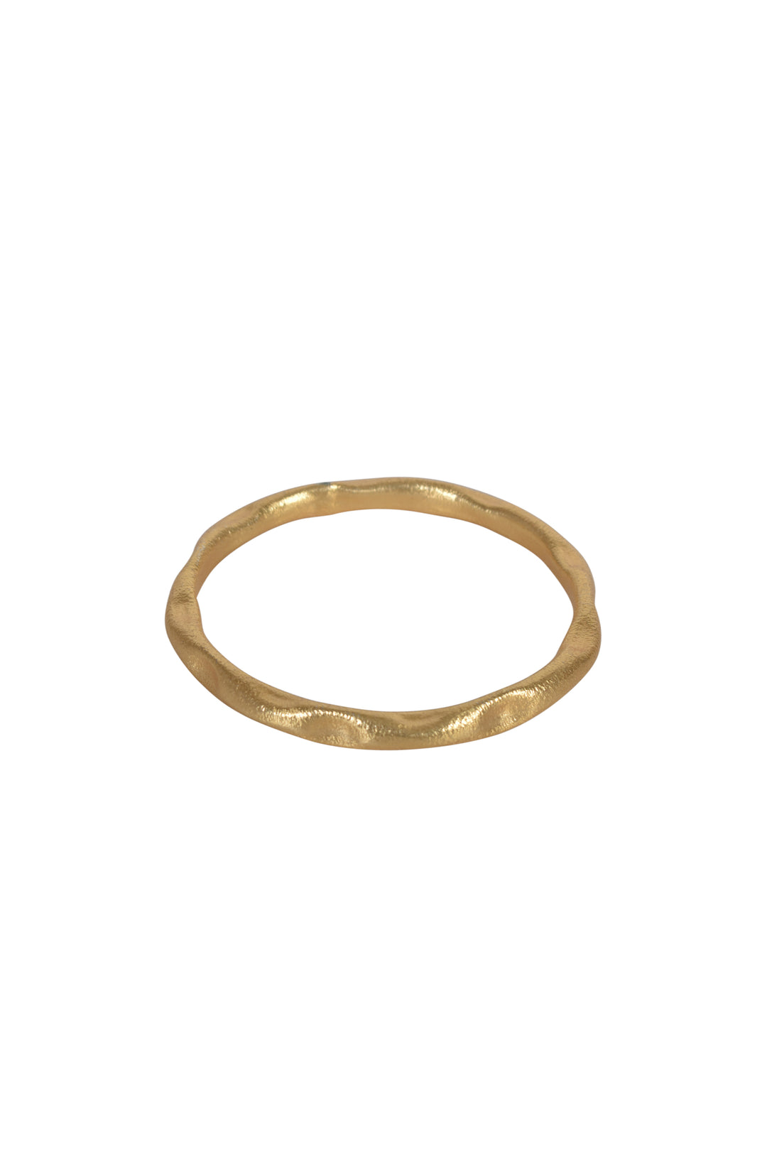 Alouette Design
 Hamerred Bangle - Gold