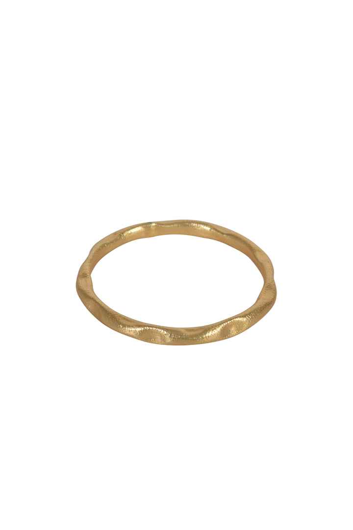 Alouette Design
 Hamerred Bangle - Gold