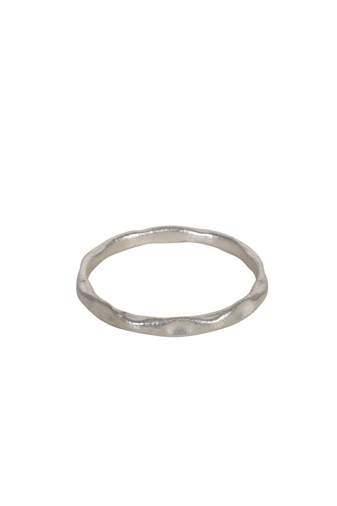 Alouette Design
 Hamerred Bangle - Silver