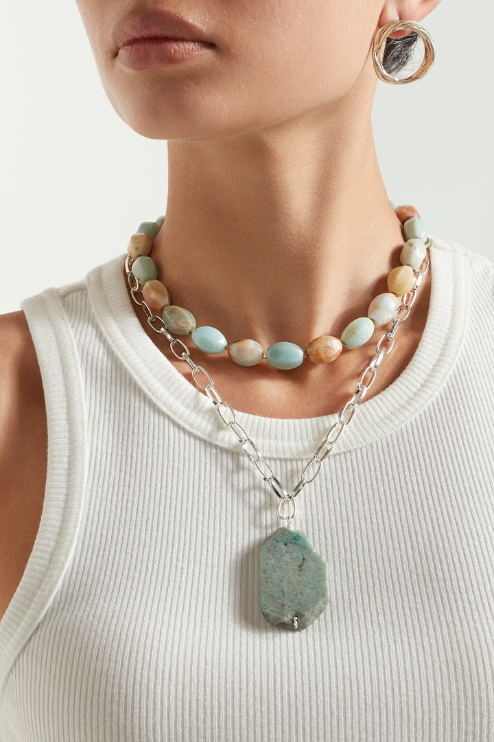 Alouette Design
 Olivia Necklace - Amazonite