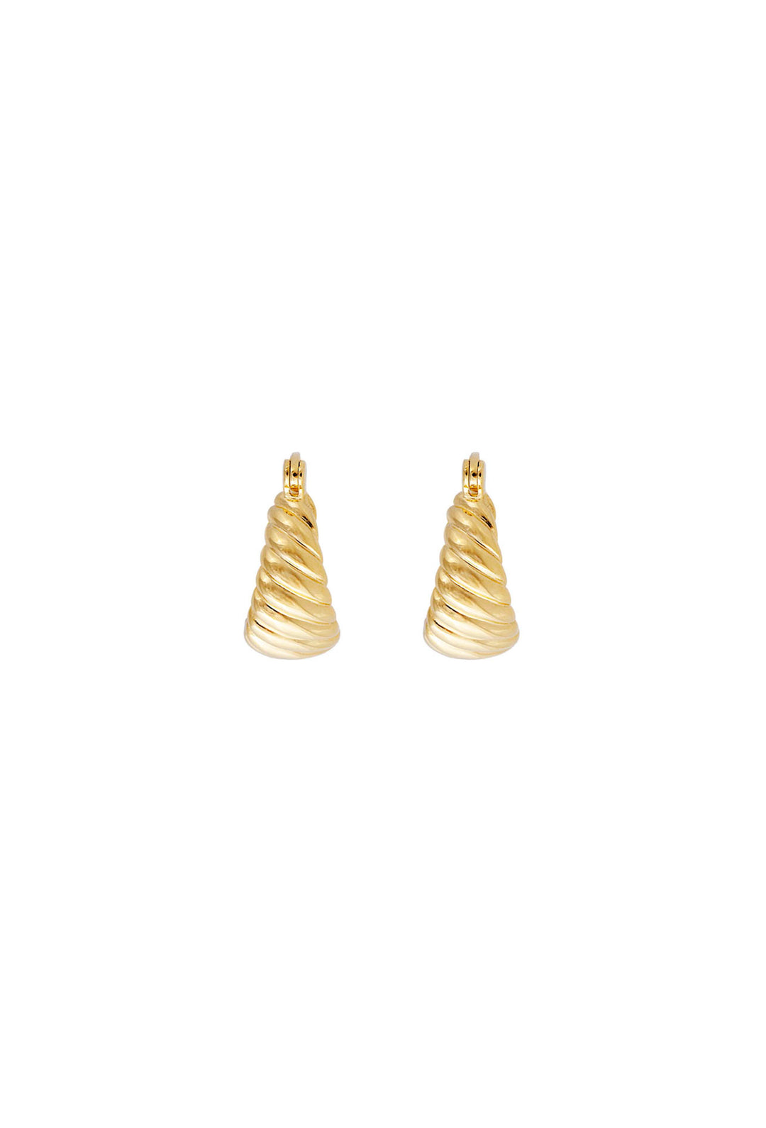 Fairley Croissant Hoops - Gold