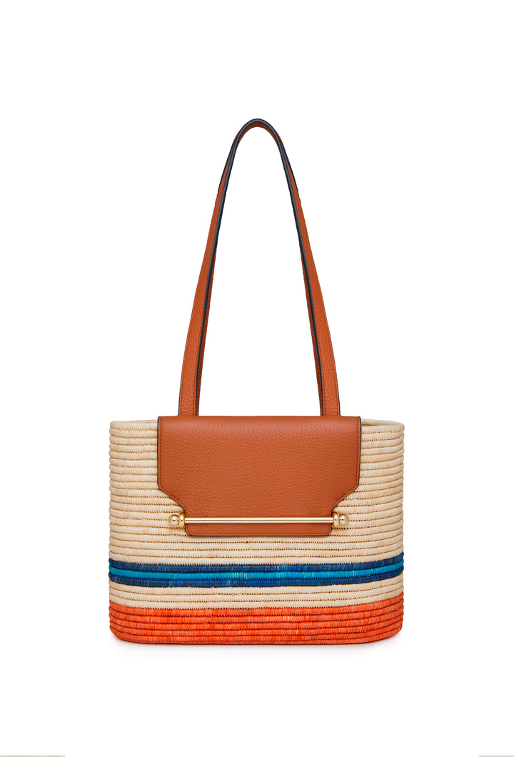 Strathberry Rafia Basket - Tan