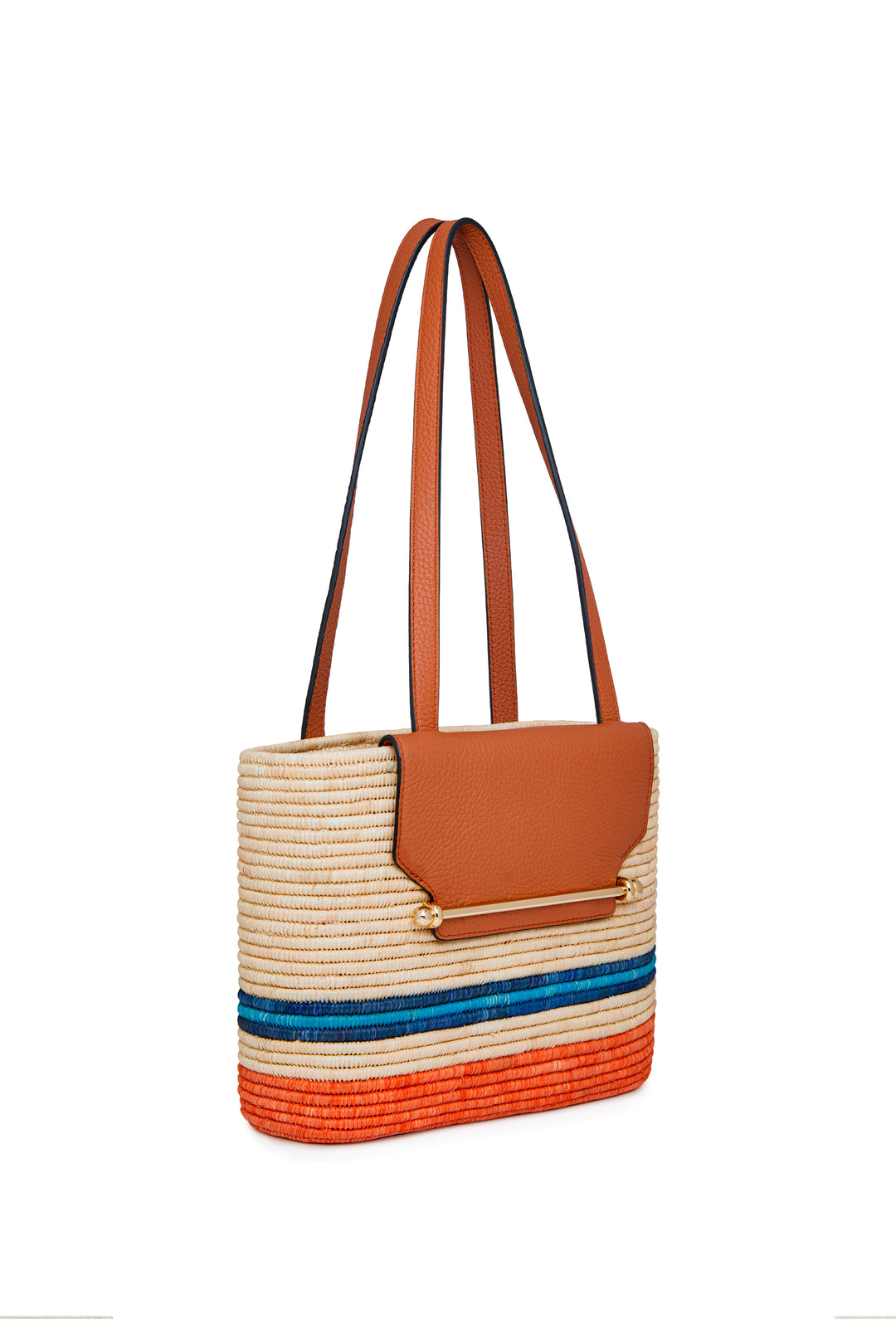 Strathberry Rafia Basket - Tan