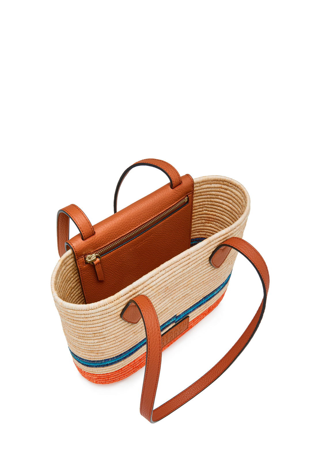 Strathberry Rafia Basket - Tan