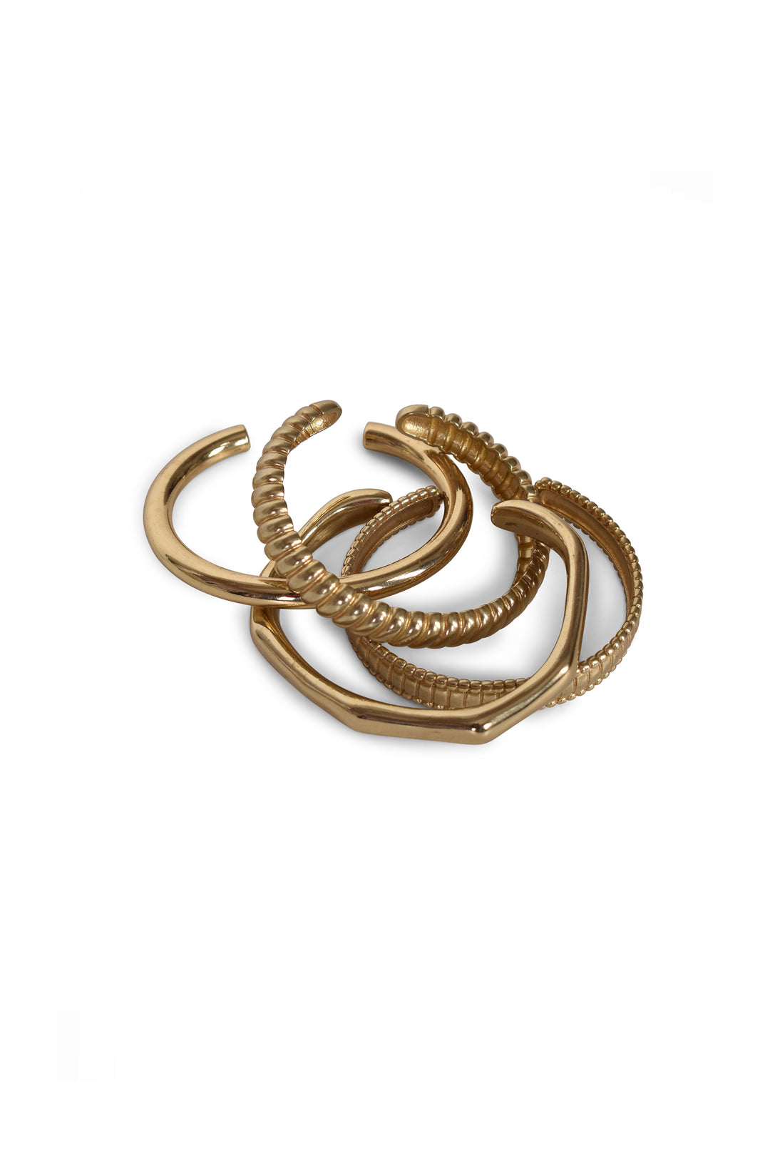 Sita Nevado Paca Bangles - Gold