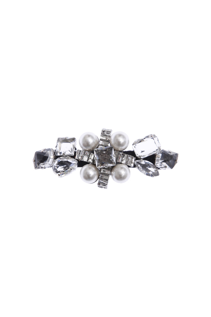 Rada Crystal Clip - Silver