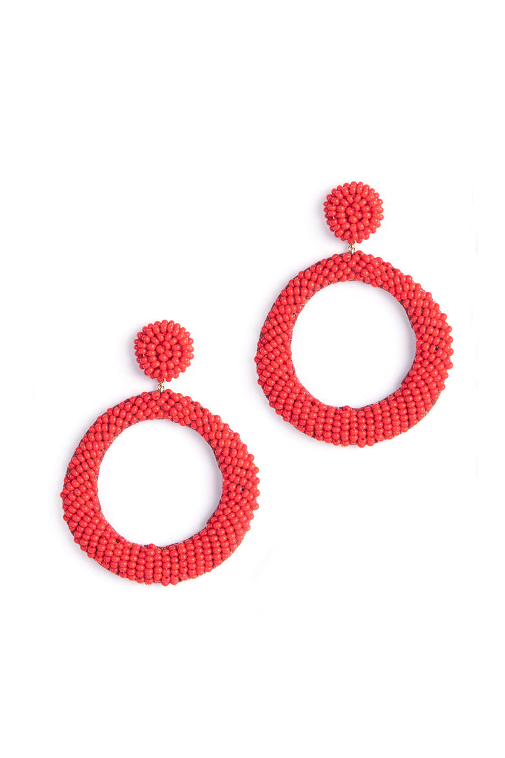 Deepa Gurnani Asta Earring - Red