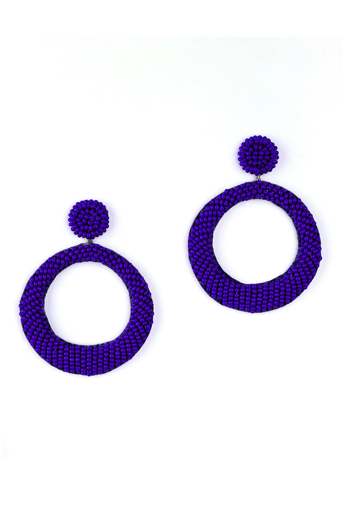 Deepa Gurnani Asta Earring - Cobalt