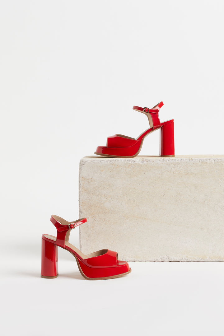 Husk EVA PLATFORM - Red Patent