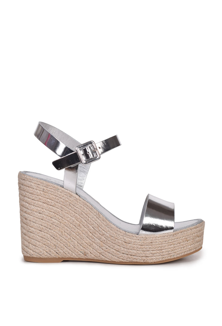 Husk LOLLA ESPADRILL - Mirror Silver