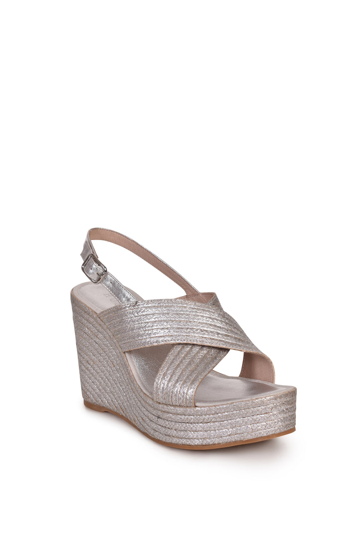 Husk MYA ESPADRILLE - Silver