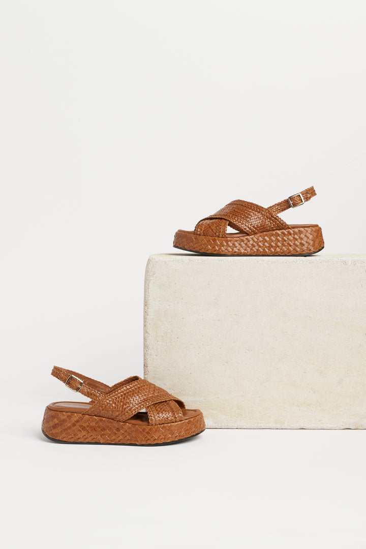 Husk SOFIE SANDAL - Toffee