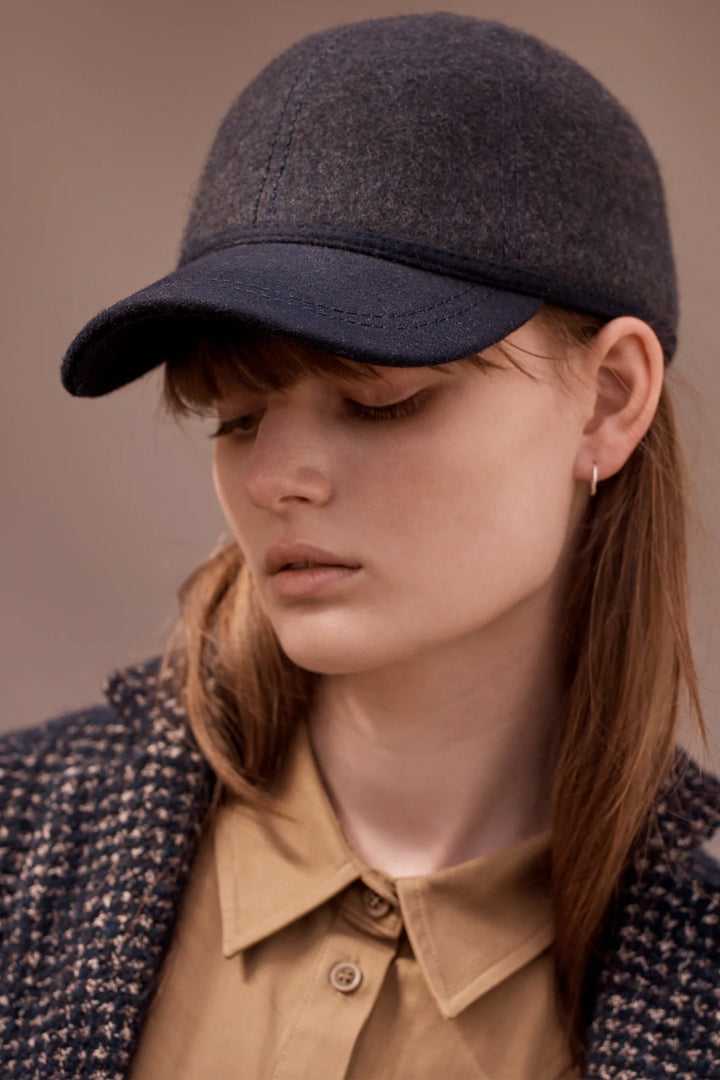 Sarah J Curtis Baseball Cap - Navy