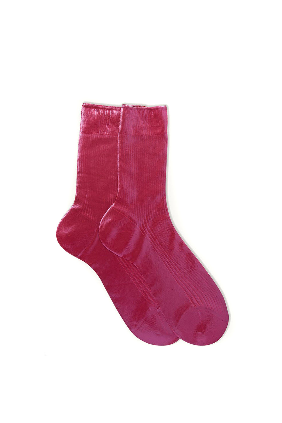 Maria La Rosa Ribbed Sock - Bordeaux