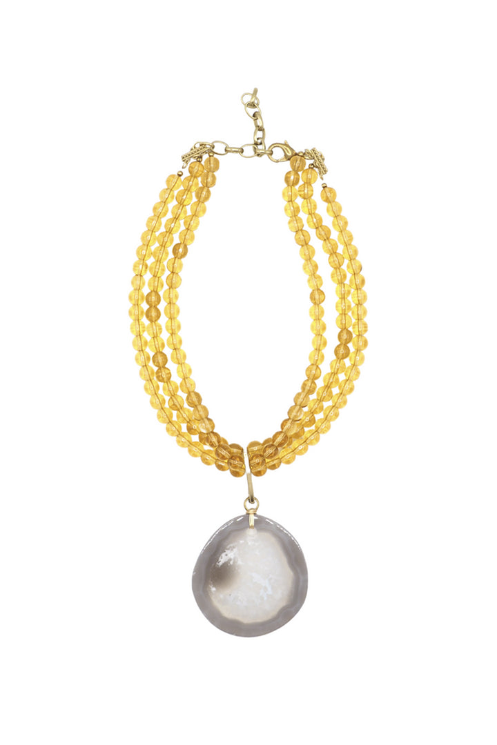 Sita Nevado Baya Necklace - Lemon