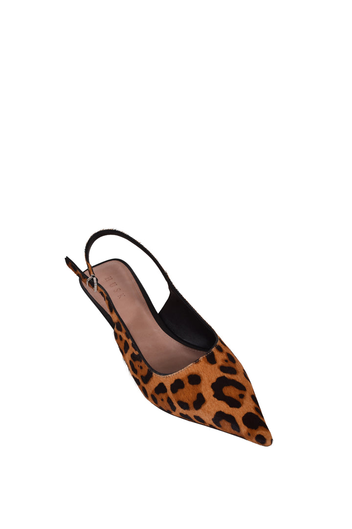 Husk LAYLA SLINGBACK - Leopard