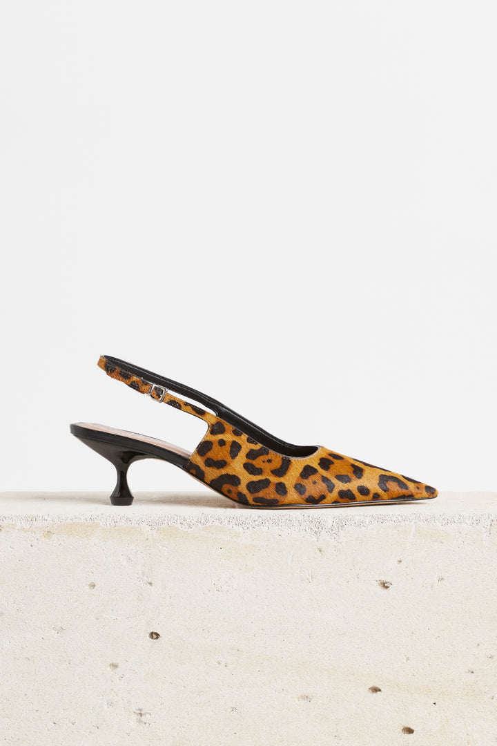 Husk LAYLA SLINGBACK - Leopard