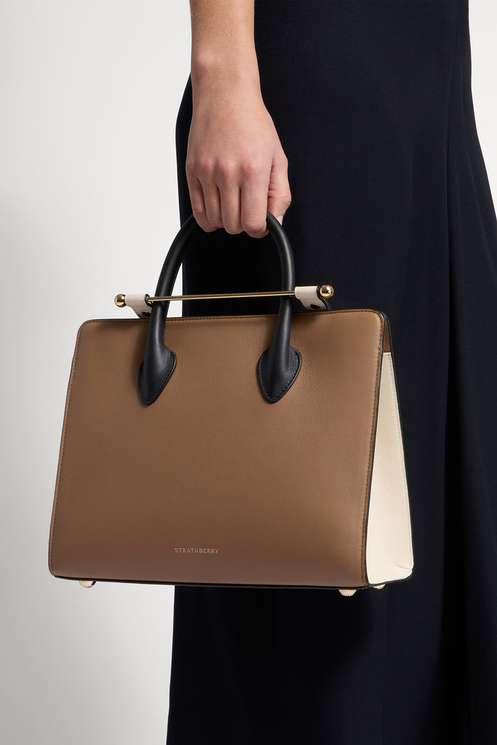 Strathberry Leather Tote - Clay