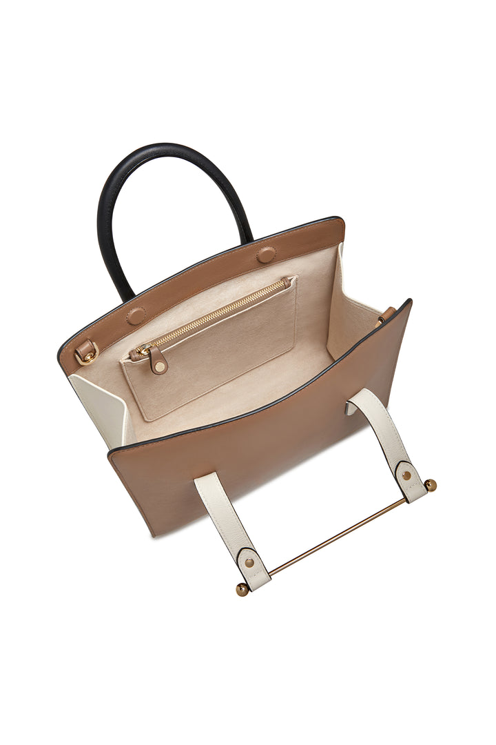 Strathberry Leather Tote - Clay