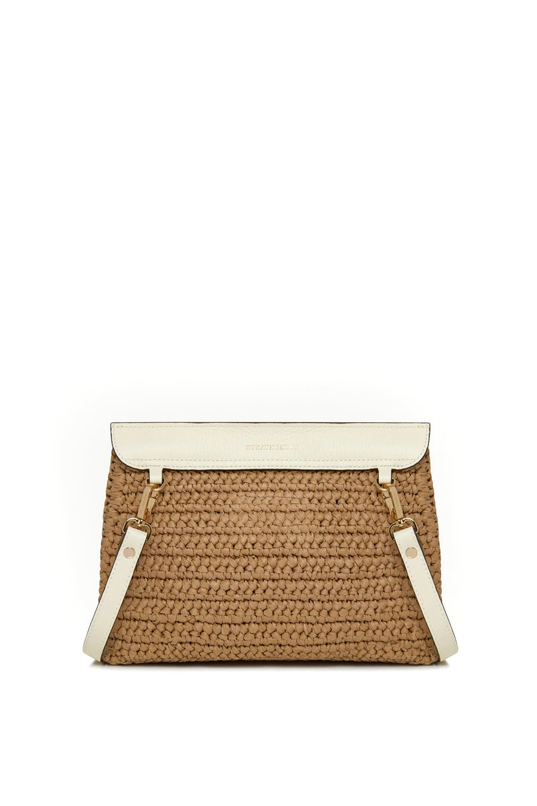 Strathberry Stylist Raffia - White