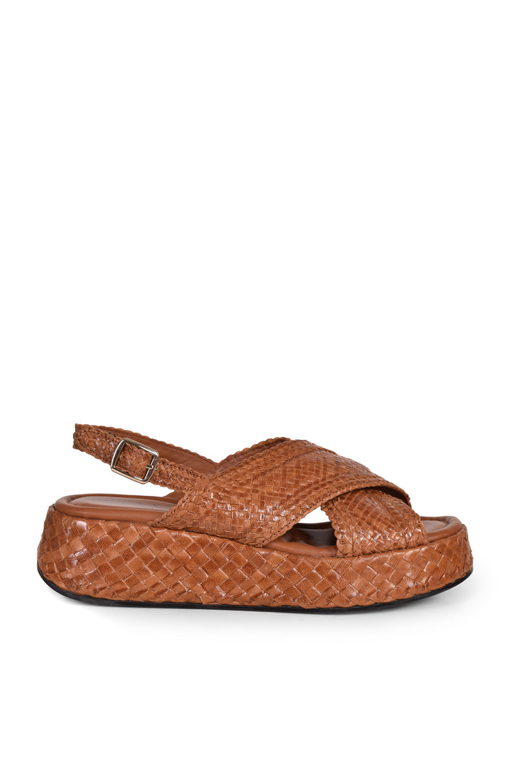 HUSK SOFIE SANDAL - TOFFEE