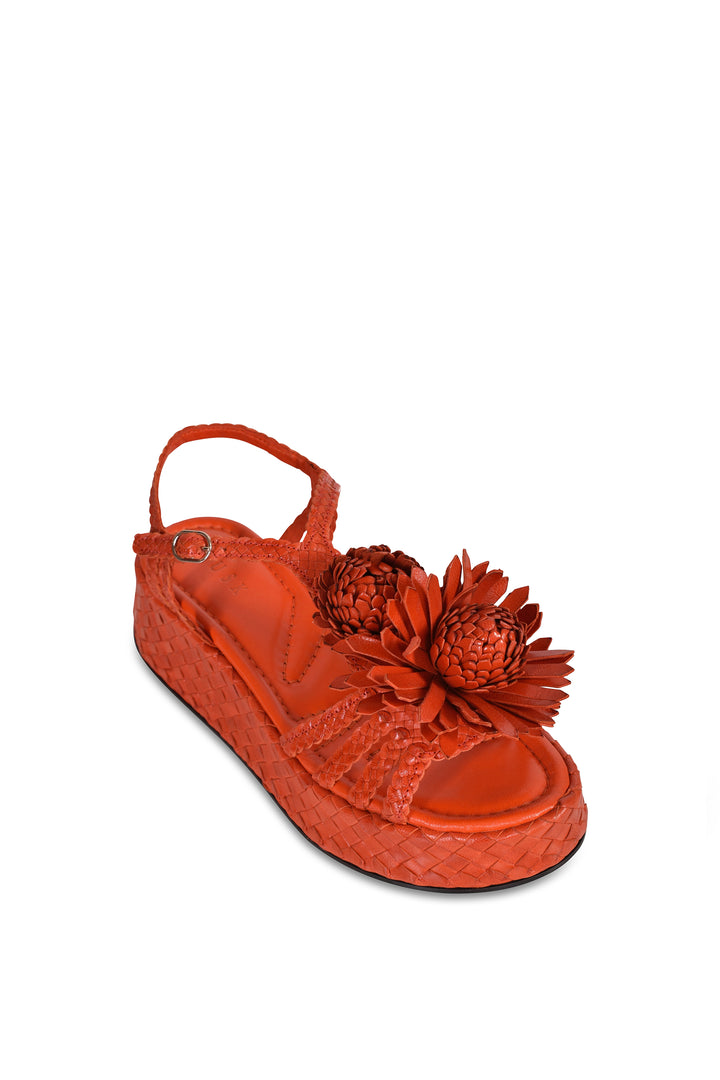 Husk Coral Sandal - Mandarin