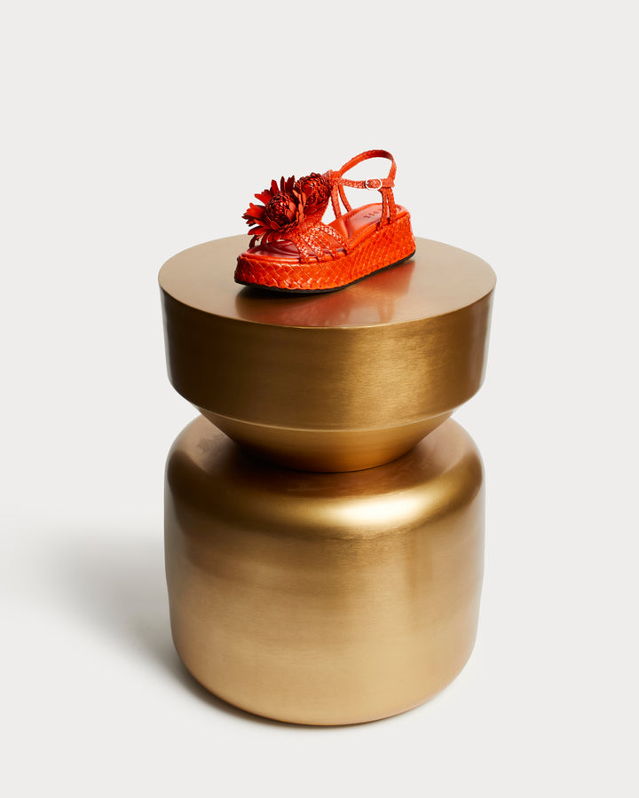 Husk Coral Sandal - Mandarin