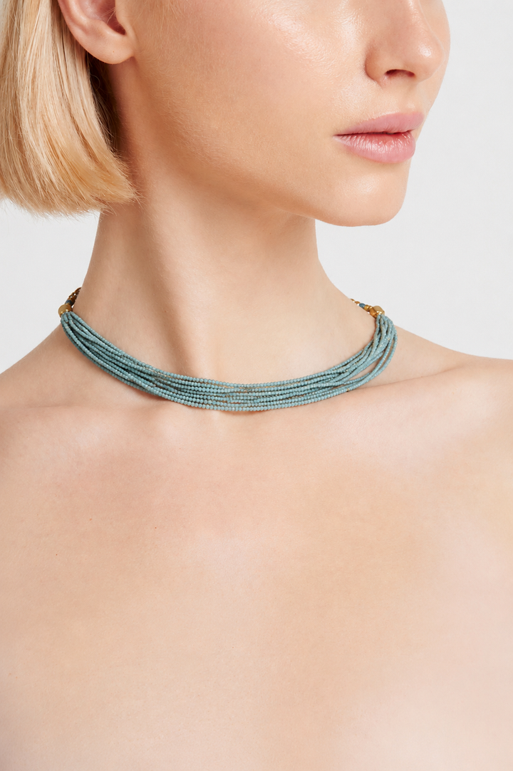 Husk x Alouette Design Dahlia Necklace