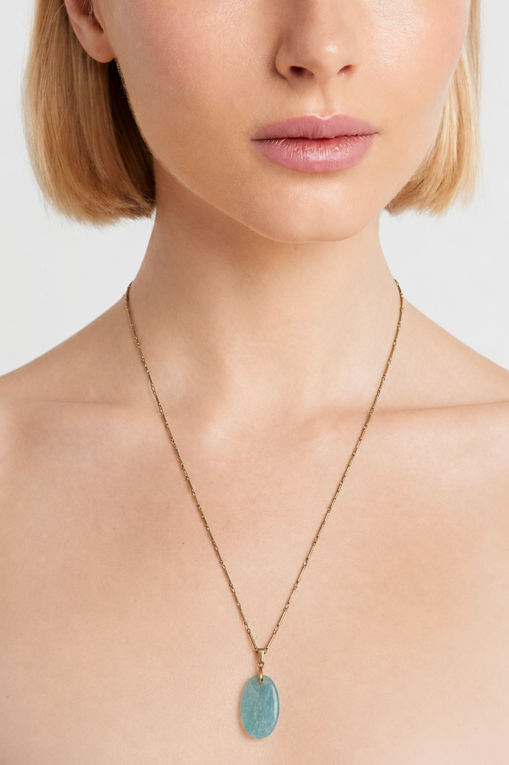 Husk x Alouette Design Drop Pendant Neckace