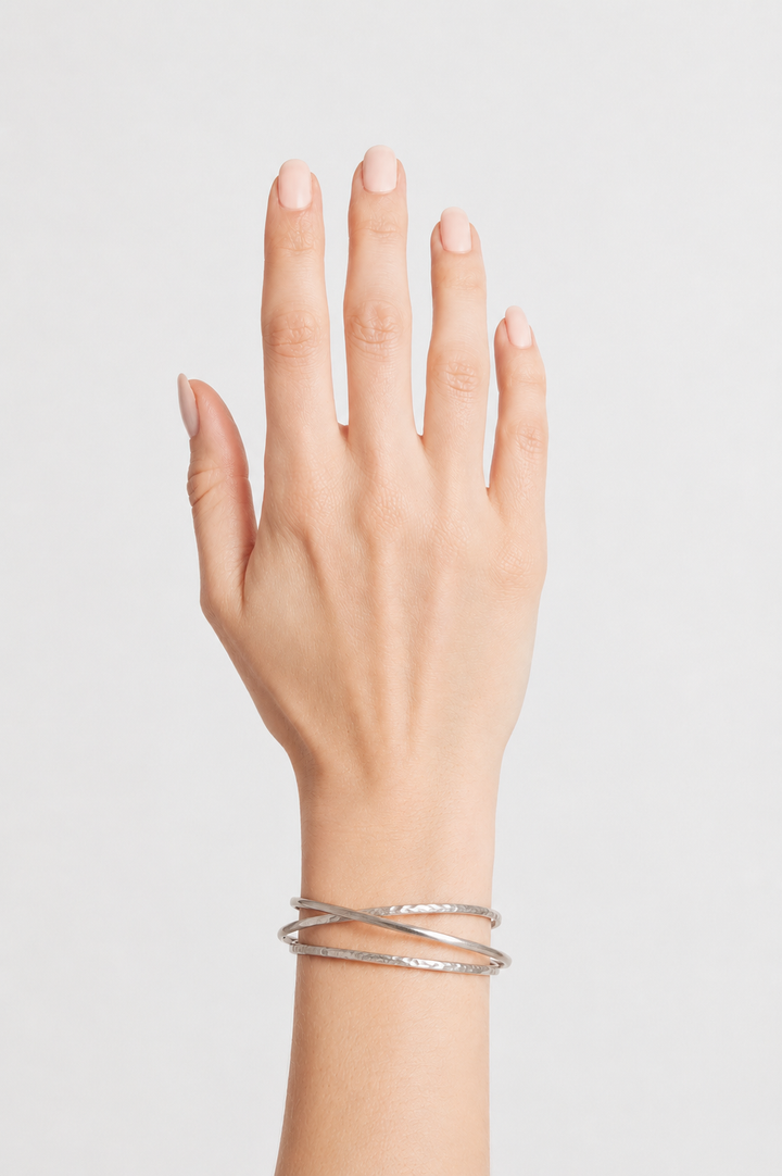 Alouette Design Silver Bangle Set