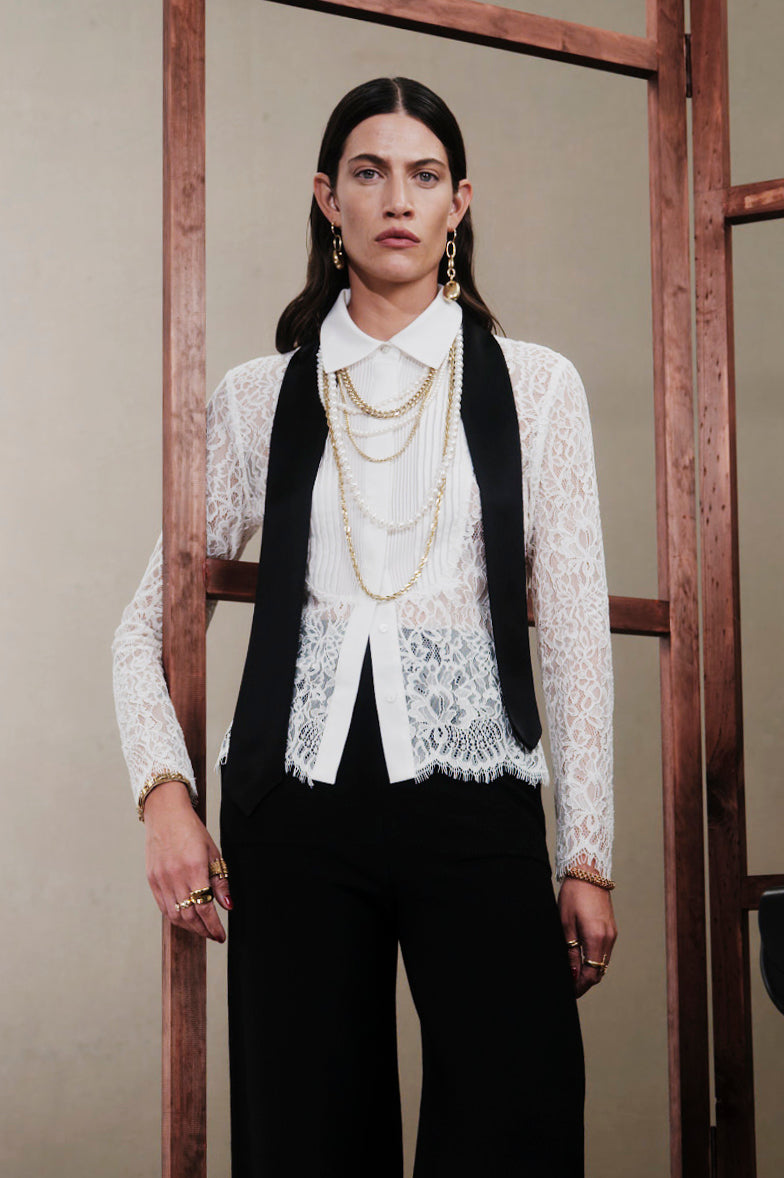 Catherine Osti Iris Tie
